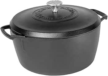 Lodge Blacklock 5.5-Quart Triple Seasoned Cast Iron Dutch Oven by Lodge Cast Iron - American Made