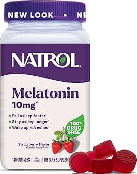 Natrol Melatonin 10mg Gummies 140 Count Extra Strength by Natrol - American Made