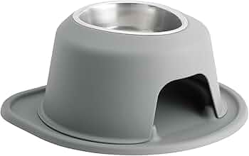 WeatherTech Single High Pet Feeding System 6 Inch Dark Grey by WeatherTech - American Made