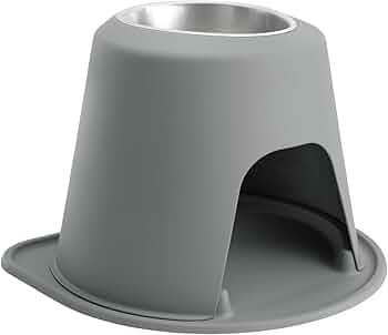 WeatherTech Single High Pet Feeding System 14 Inch Dark Grey by WeatherTech - American Made