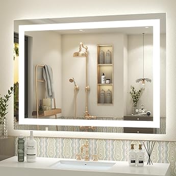 Seura 30x42 inch Lumin LED Lighted Bathroom Mirror Frameless Dimmable by Seura - American Made
