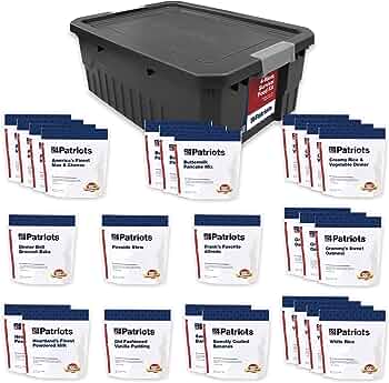 4Patriots 72-Hour Emergency Food Kit — 16 Servings, 25-Year Shelf Life by 4Patriots - American Made