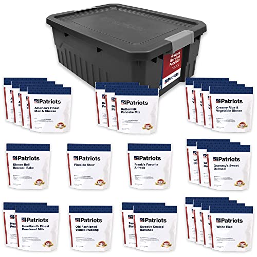 4Patriots 72-Hour Emergency Food Kit â€” 16 Servings, 25-Year Shelf Life by 4Patriots - American Made
