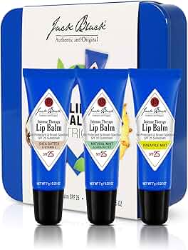Jack Black Intense Therapy Lip Balm SPF 25 Trio Pack by Jack Black - American Made