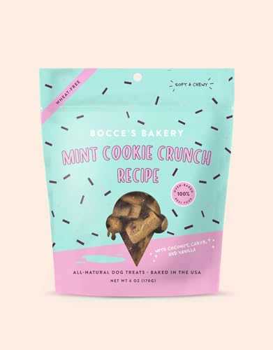 Bocce's Bakery Mint Cookie Crunch Soft Dog Treats 6oz by Bocce's Bakery - American Made