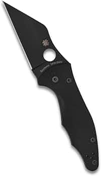Spyderco Yojimbo 2 CPM S30V Black Wharncliffe Black G-10 by Spyderco - American Made