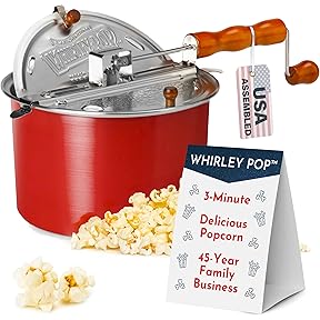 Wabash Valley Farms Whirley-Pop Stainless Steel Popcorn Popper by Wabash Valley Farms - American Made