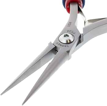 Tronex P524 Needle Nose Pliers Extra Long Smooth Jaw — Standard Handle, Made in USA by Tronex - American Made