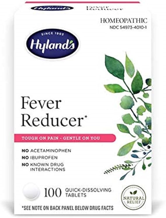 Hyland's Fever Reducer Natural Relief 100 Count by Hyland's - American Made