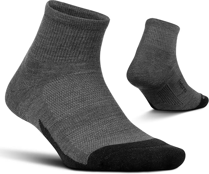 Feetures Merino 10 Cushion Quarter Wool Athletic Socks by Feetures - American Made