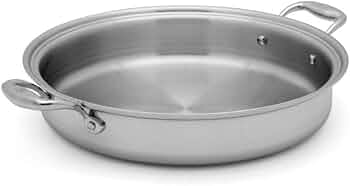 Heritage Steel 5-Quart Sauteuse Pan by Heritage Steel - American Made
