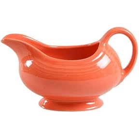 Fiesta 18.5oz Ceramic Gravy Boat / Sauceboat by Fiesta - American Made