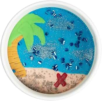 Land of Dough Planet Earth Play Dough Cup 7oz by Land of Dough - American Made