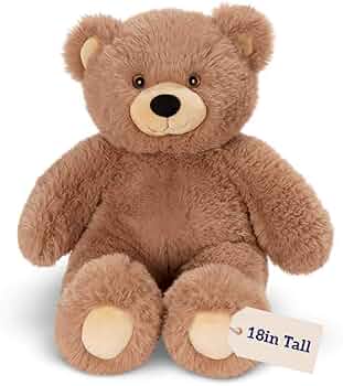 Vermont Teddy Bear Oh So Soft 18 Inch Brown Plush by Vermont Teddy Bear - American Made