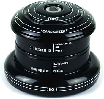 Cane Creek 110 ZS44/28.6 EC44/30 Bicycle Headset Black by Cane Creek Cycling - American Made