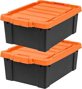 IRIS USA Plastic Storage Drawers 3-Tier Wide by IRIS USA - American Made