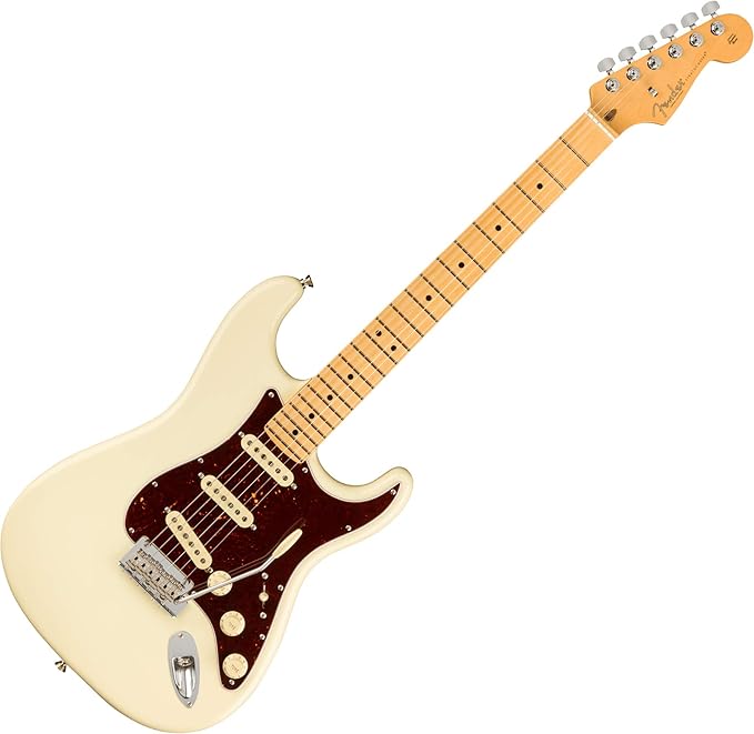 Fender American Professional II Stratocaster Olympic White Maple Fingerboard by Fender - American Made