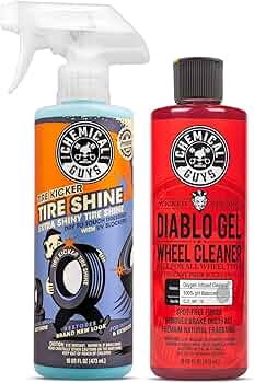 Chemical Guys Wheel Cleaner and Tire Protectant Bundle by Chemical Guys - American Made