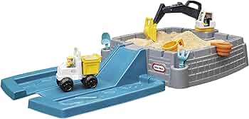 Little Tikes Dirt Diggers Excavator Sandbox with Lid and Accessories by Little Tikes - American Made