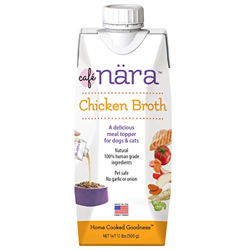 Café Nara Chicken Bone Broth, Topper for Dogs & Cats - 17.6 oz, 1 pack by Cafe Nara - American Made