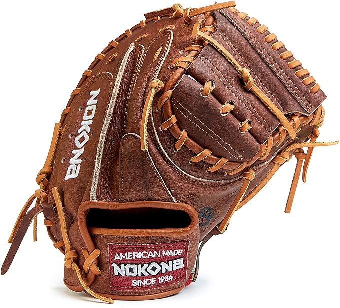 Nokona W-3350C Walnut Baseball Catcher s Glove 33.5-Inch by Nokona - American Made