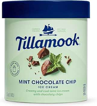 Tillamook Mint Chocolate Chip Ice Cream 48oz by Tillamook - American Made