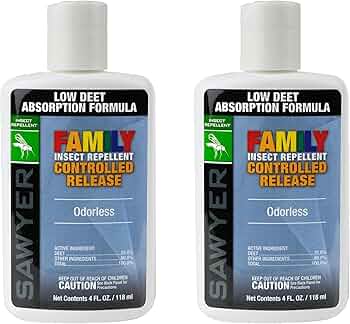Sawyer Products Controlled Release DEET Family Insect Repellent 4oz 2-Pack by Sawyer Products - American Made