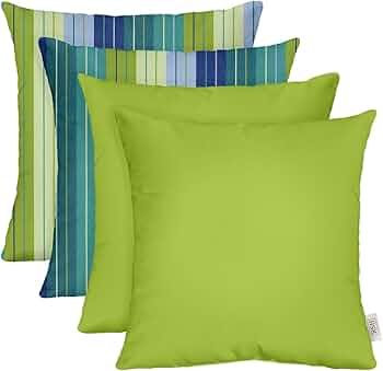 RSH Decor Sunbrella Square Throw Pillows Set of 4 17x17 Made in USA by RSH Decor - American Made