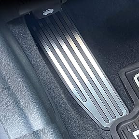 American Car Craft Camaro Dead Pedal Trim Plate Stainless Steel Brushed Finish by American Car Craft - American Made