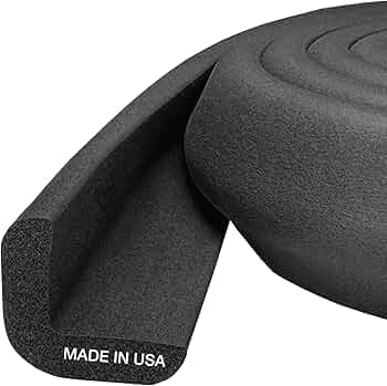 KidKusion Baby Proof Edge Guards 6-Foot Black by KidKusion - American Made