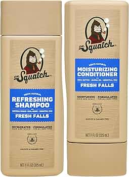 Dr. Squatch Natural Shampoo and Conditioner Set Fresh Falls by Dr. Squatch - American Made