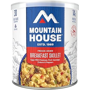 Mountain House Breakfast Skillet Freeze Dried Backpacking Camping Food by Mountain House - American Made