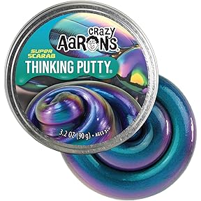 Crazy Aaron's Thinking Putty Super Scarab Illusion 4-Inch Tin by Crazy Aaron's - American Made