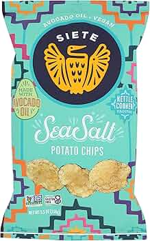 Siete Family Foods Sea Salt Potato Chips 5.5 oz by Siete Family Foods - American Made