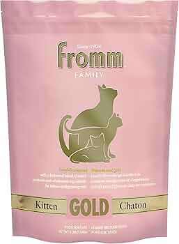 Fromm Kitten Gold Dry Cat Food Chicken Recipe 4 lb by Fromm Family Foods - American Made