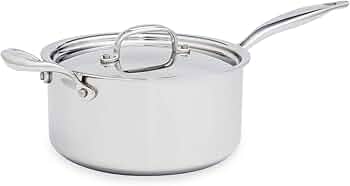 Heritage Steel 4-Quart Saucepan with Lid by Heritage Steel - American Made
