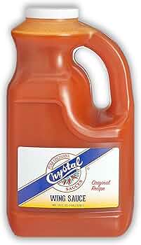 Crystal Original Wing Sauce 1 Gallon by Crystal Hot Sauce - American Made