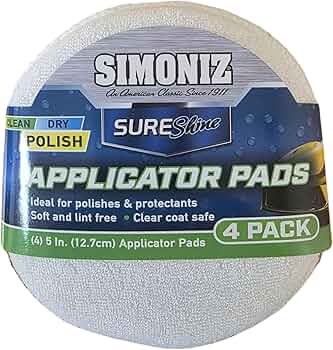 Simoniz Sure Shine Applicator Pads 4-Pack by Simoniz - American Made