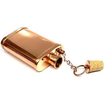Jacob Bromwell Hammered Copper Freedom Flask 12oz by Jacob Bromwell - American Made