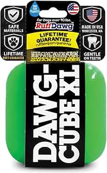 Ruff Dawg Dawg-Cube XL Tough Rubber Dog Toy by Ruff Dawg - American Made