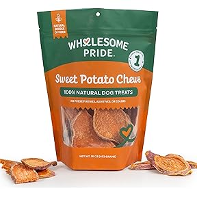 Wholesome Pride Pumpkin Slices Dog Treats 8 oz by Wholesome Pride - American Made