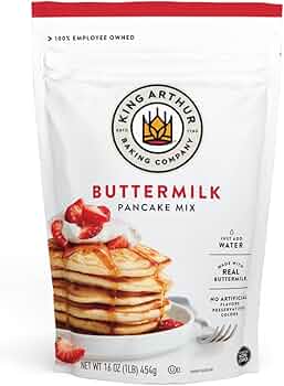 King Arthur Buttermilk Pancake Mix, 16 oz by King Arthur Baking - American Made