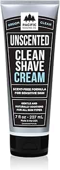 Pacific Shaving Company Clean Shaving Cream Shea Butter Vitamin E 7 oz by Pacific Shaving Company - American Made