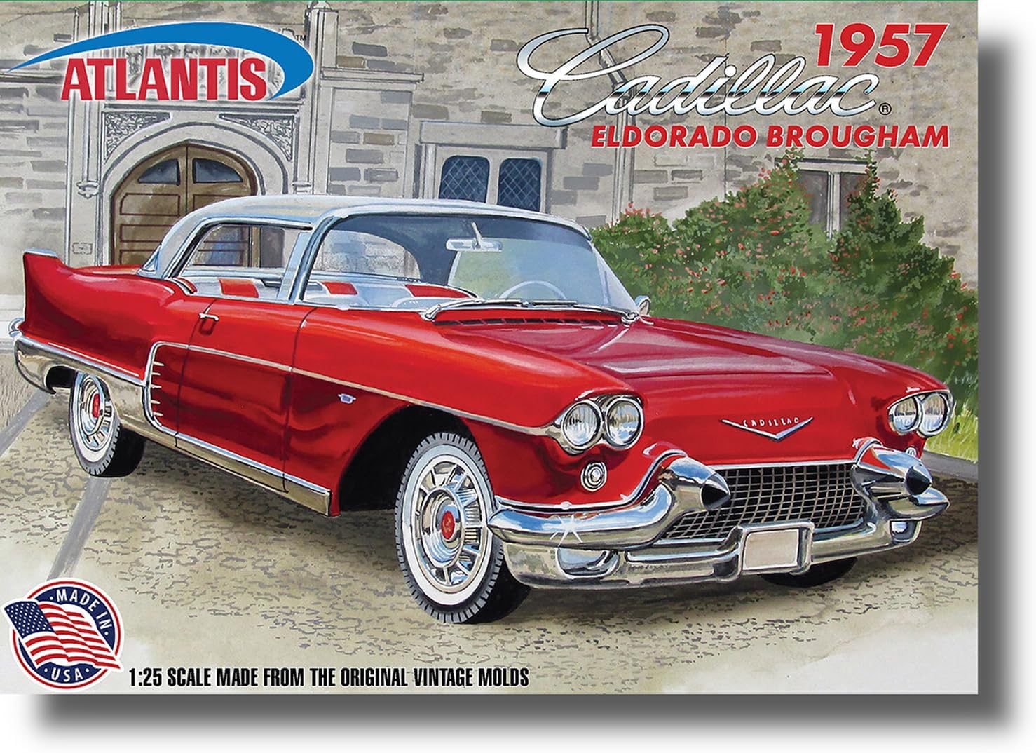 Atlantis 1957 Cadillac Eldorado Brougham 1/25 Plastic Model Kit by Atlantis Models - American Made