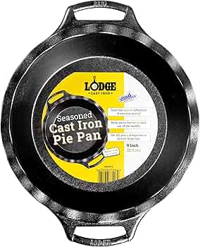 Lodge Cast Iron 9 Inch Pie Pan by Lodge Cast Iron - American Made
