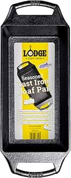 Lodge Cast Iron Loaf Pan 8.5x4.5 Inch by Lodge Cast Iron - American Made