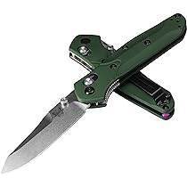 Benchmade 945 Mini Osborne EDC Folding Knife CPM-S30V Green Aluminum by Benchmade - American Made