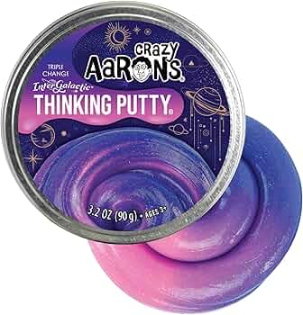 Crazy Aaron's Thinking Putty Intergalactic Triple Color Changing by Crazy Aaron's - American Made