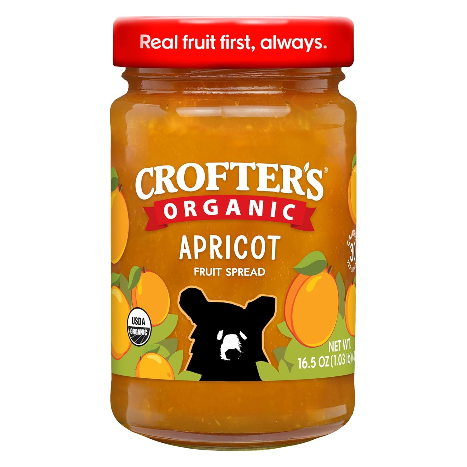 Crofter's Organic Premium Spread Apricot 16.5 oz by Crofter's Food - American Made