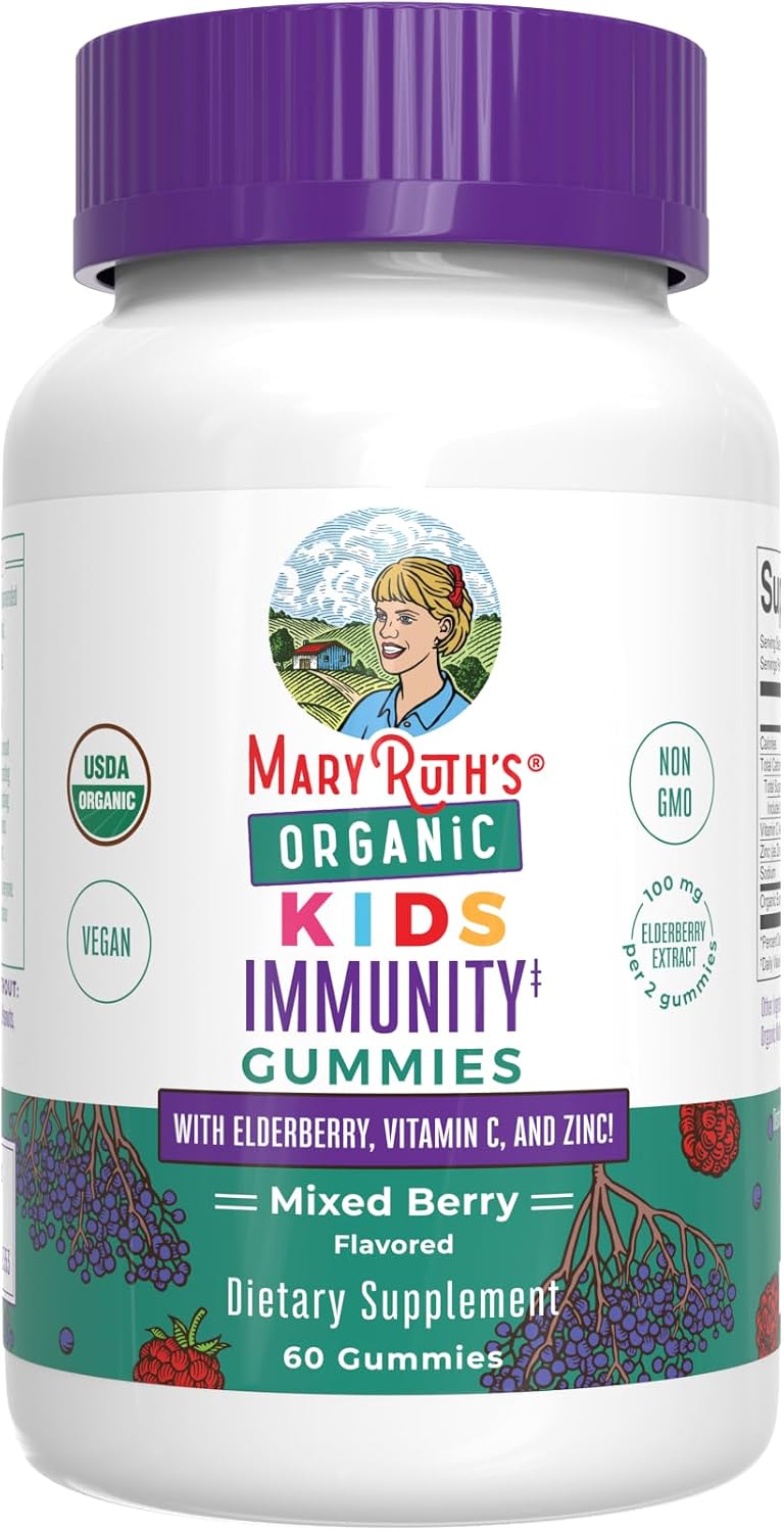 MaryRuth Organics Kids Immune Support Gummies 60 Count by MaryRuth Organics - American Made
